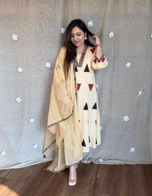 Jaipuri 3pcs Designer Kurti manufacturer in ahmedabad